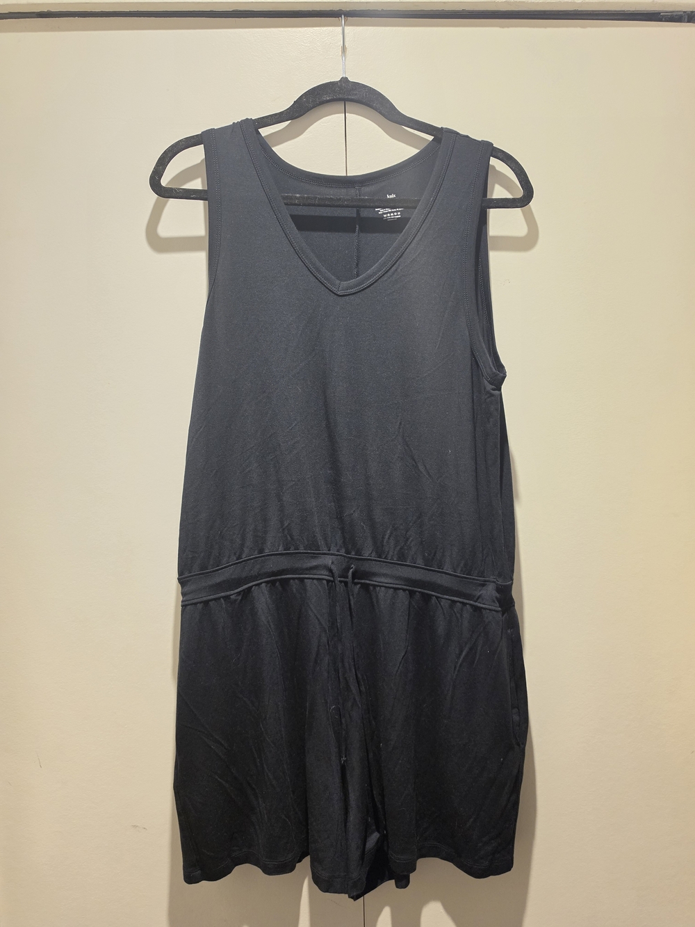 knix Black V-Neck Romper.